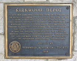 Kirkwood Depot History