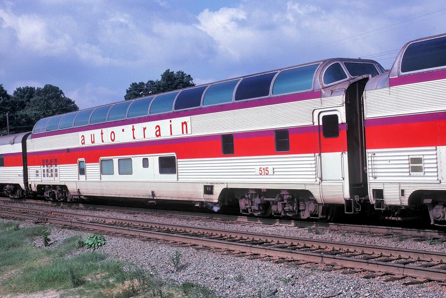  553 as Auto Train 515 at Lorton VA {Phil Sims}