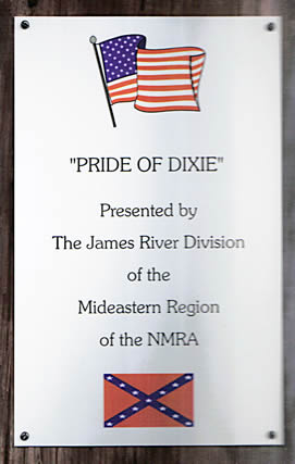 Image of the Pride of Dixie Award plaque