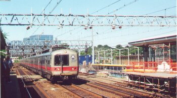 Metro-North train at Stamford