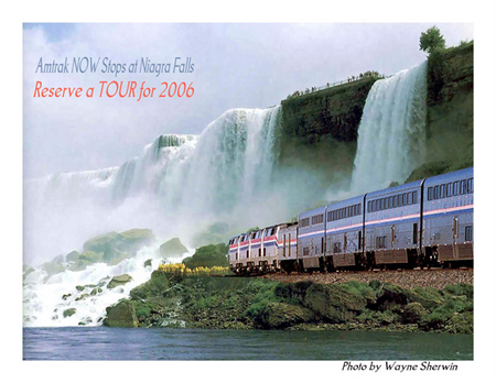 [Amtrak at Niagara Falls]