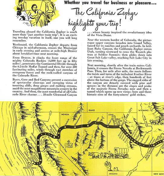 California Zephyr Brochure