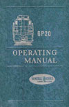EMD GP20 Operating Manual Cover