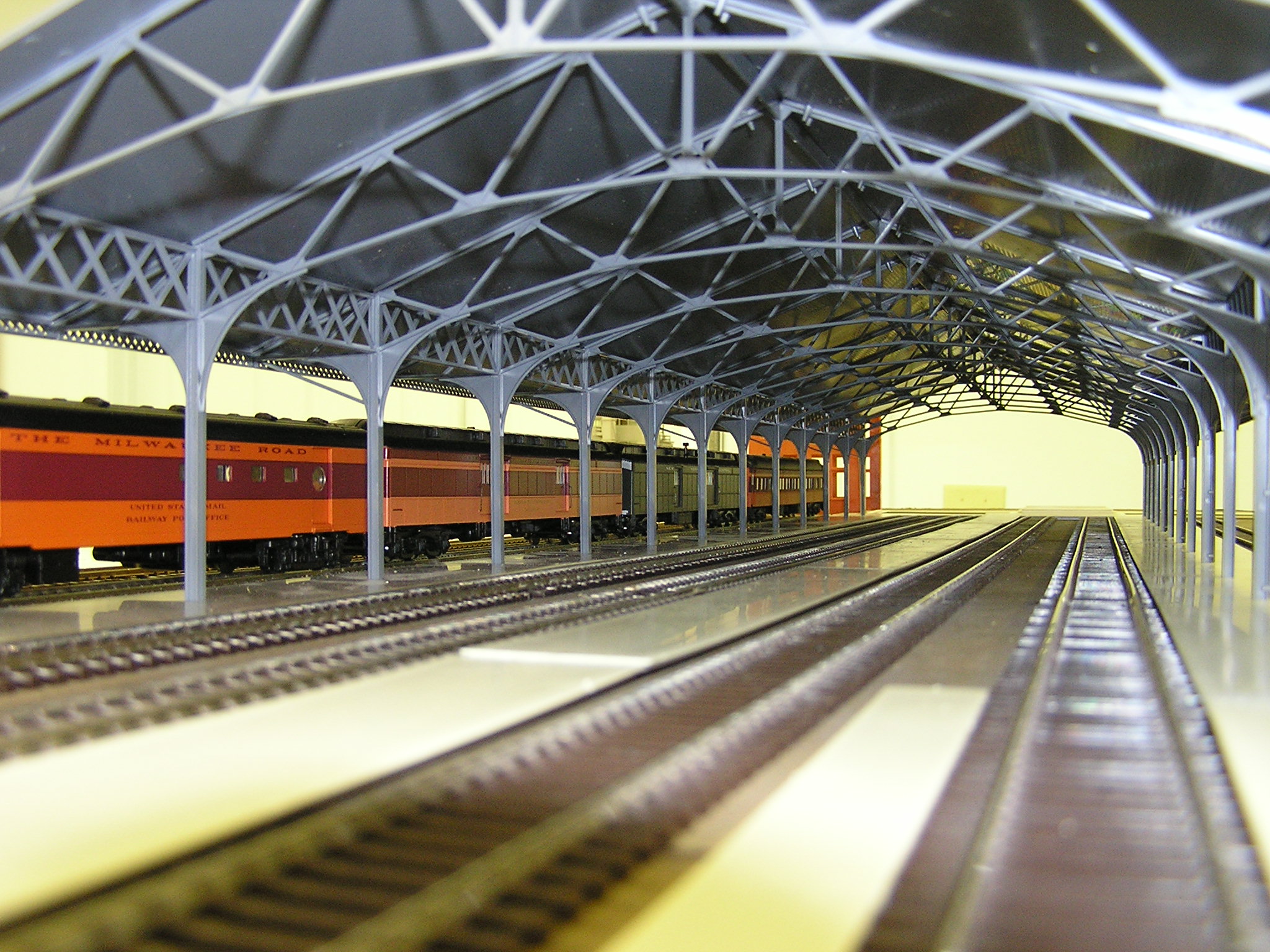 Inside train shed North