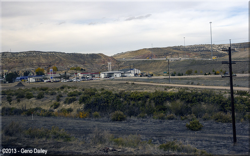 Coming into Rock Springs, WY.