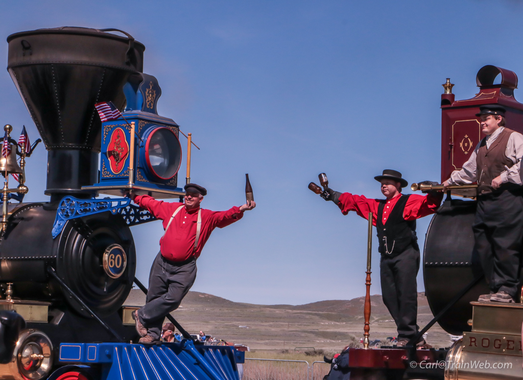 Golden Spike 150th Anniversary, May 10, 2019 By Carl Morrison,  Carl@TrainWeb.com