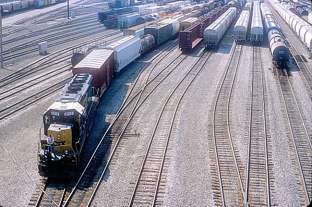 CSX remote-controlled SD40-2 8212.