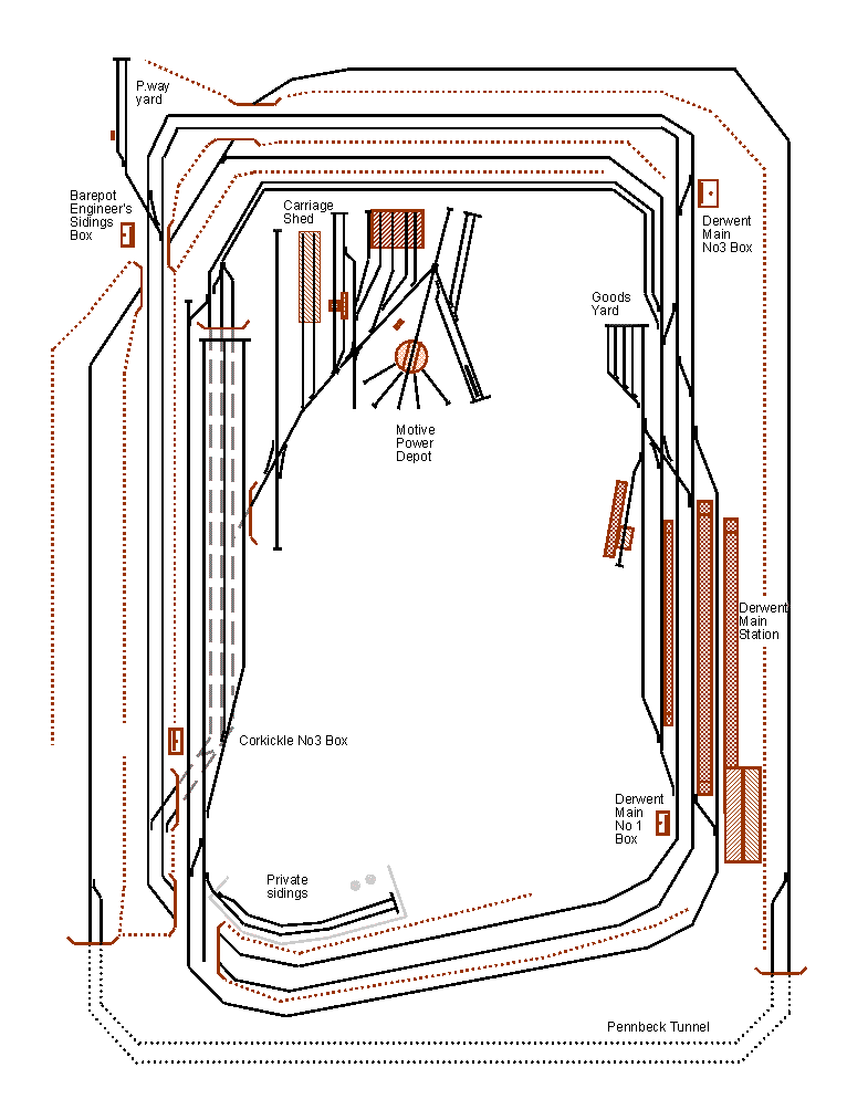 Trackplan drawn by Tony Molyneux