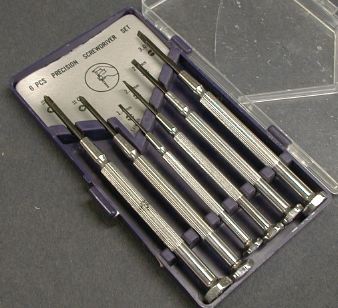 Jeweler's screwdriver set