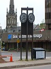 The south end clock, looking southeast Aug 8, 2009