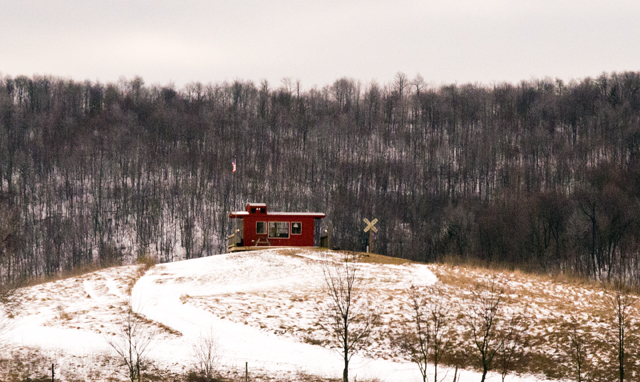 Caboose cabin near Meyersdale