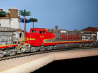 Santa Fe C44-9w locomotive