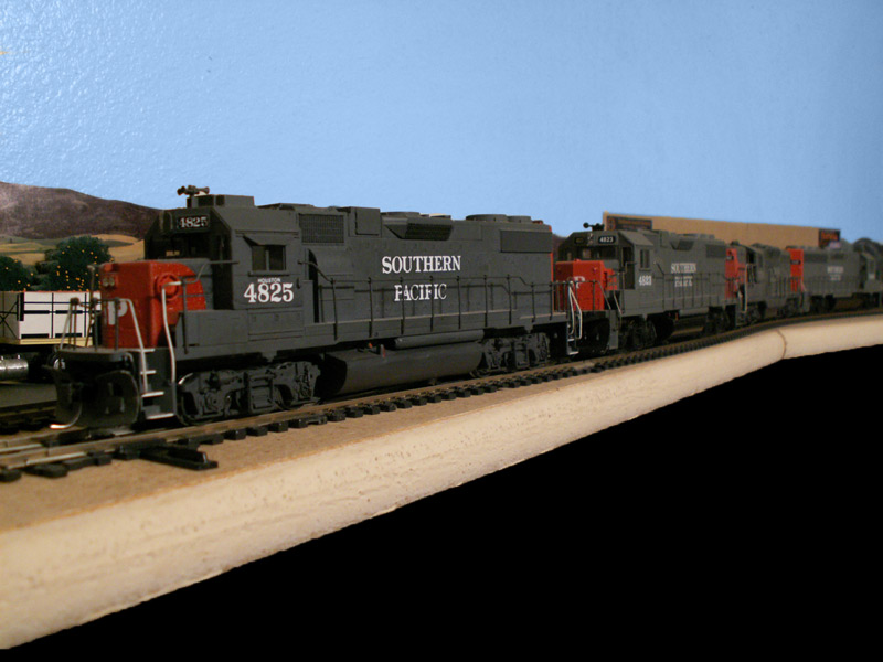 An assorted group of Southern Pacific GP units