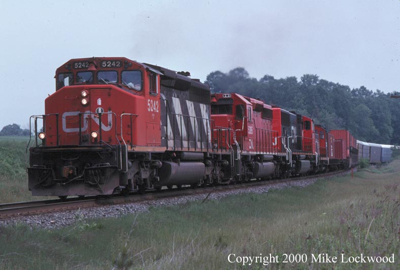 CN 5242, 5395, 5772, and 7303 on #302 June 6/99