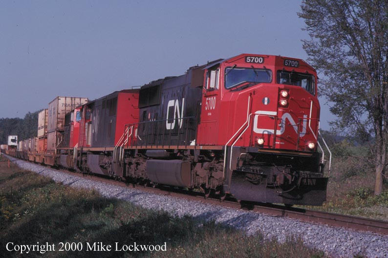 CN 5700, 2450, and 5629 on #103 Sept. 6/98