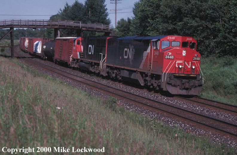 CN 2448 and 5688 on #321 July 8, 2000 @ 1747
