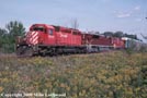 CP 5605, CEFX 138, CP 8544 on #923 Ressor Rd Sept 17, 2000 @ 1355