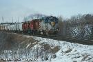 DH 7303-CP 1861-4243-1850 at Wesleyville, ON., on #906, Feb.5, 1998