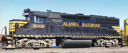 Alaska Rail Road engine 3008