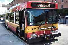 BaltimoreLink MTA 11087 bus bridge