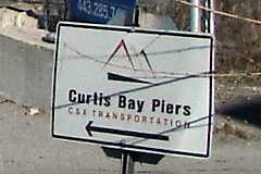 Curtis Bay Piers sign