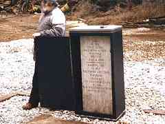 First Stone Marker