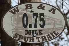 WB&A Trail Sign