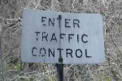 enter traffic control sign