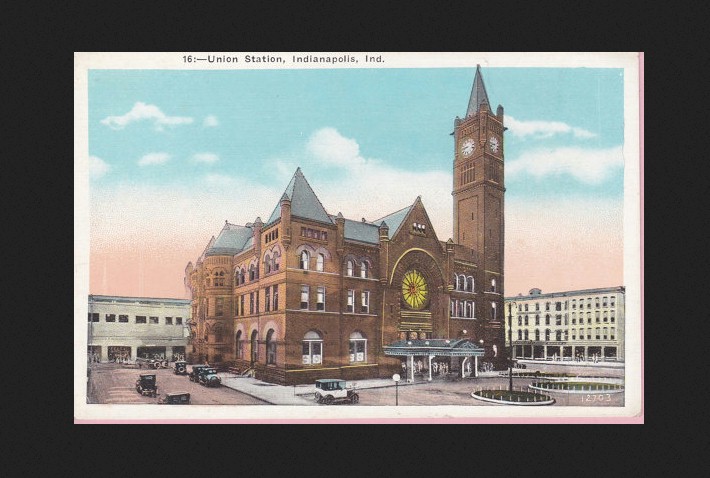 downtown indianapolis train traffic control building