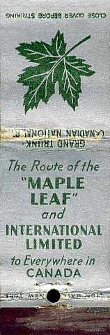 CN / GTW Maple Leaf cover
