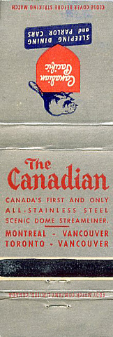 "The Canadian" Match Cover