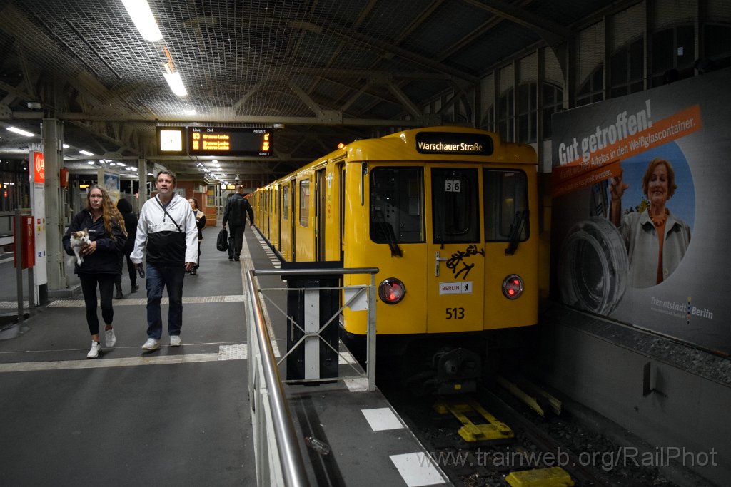 9389-0033-240924.jpg - BVG A3E 513 / Warschauer Strasse 24.9.2024