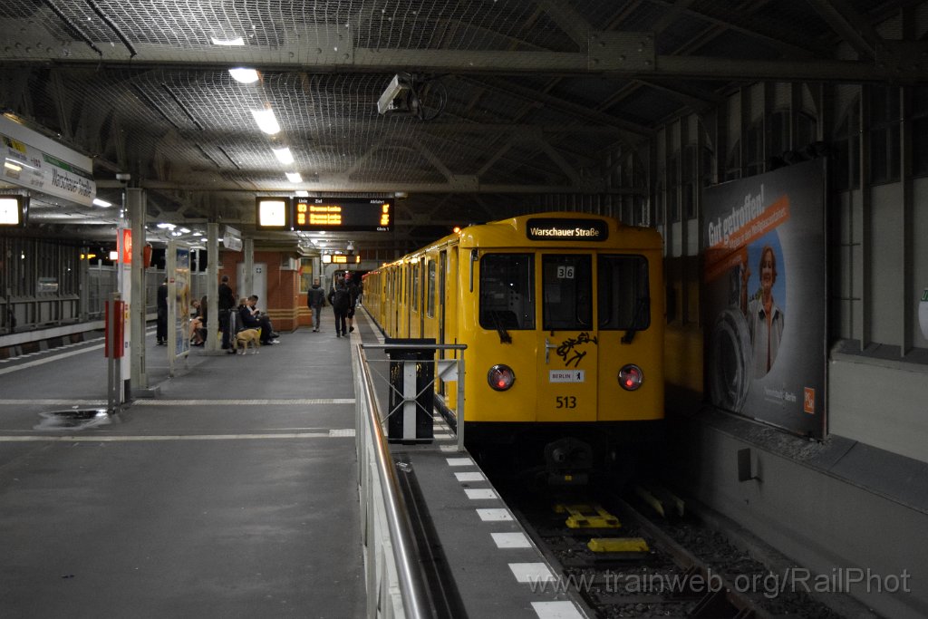 9389-0037-240924.jpg - BVG A3E 513 / Warschauer Strasse 24.9.2024