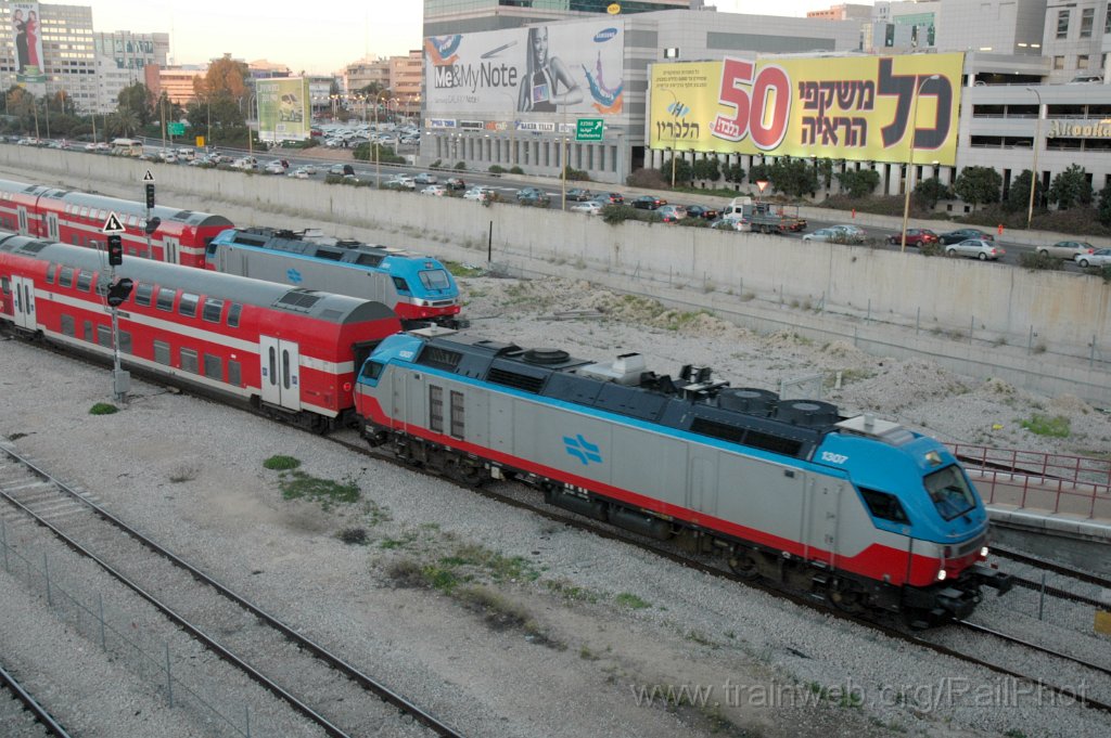 3482-0036-210115.jpg - IR Euro 3200 1307 + IR Euro 3200 1313 / Tel-Aviv (Ya'akov Dori bridge) 21.1.2015