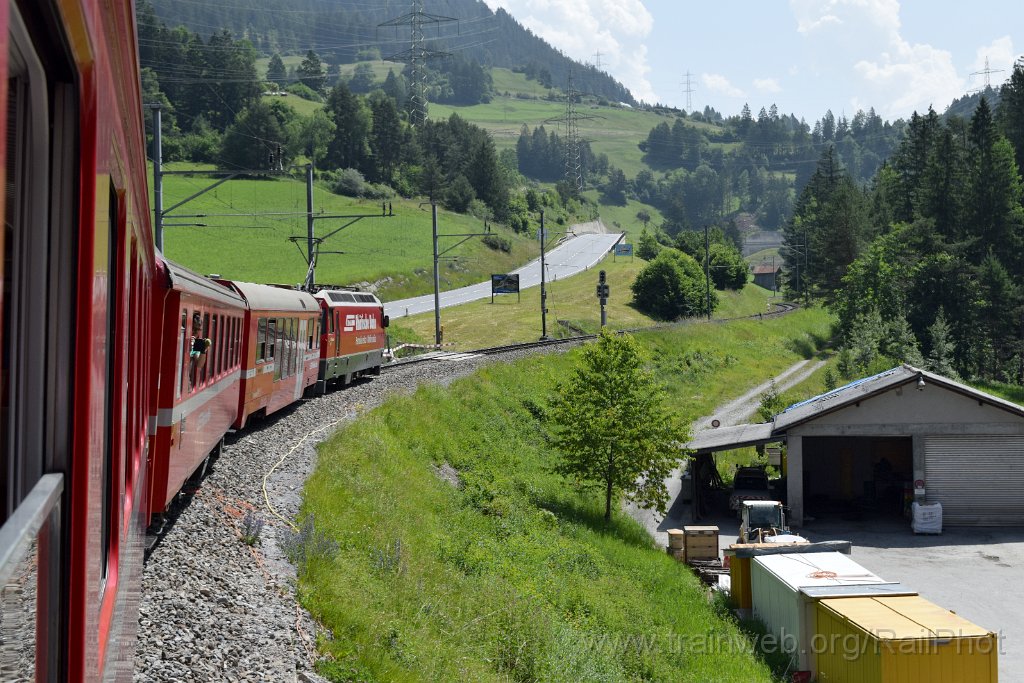 9816-0032-140625.jpg - RhB Ge 4/4''' 647 "Grüsch" / Solis (Soliserbrücke) 14.6.2025