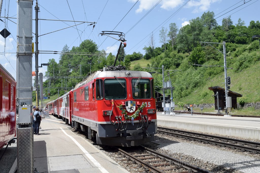 9820-0006-140625.jpg - RhB Ge 4/4" 615 "Klosters" / Filisur 14.6.2025