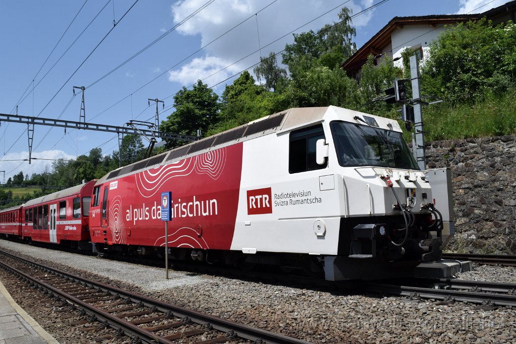 9820-0038-140625.jpg - RhB Ge 4/4''' 645 "Tujetsch" / Filisur 14.6.2025