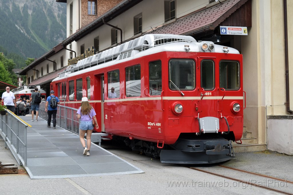 9825-0001-140625.jpg - RhB BDe 4/4 491 / Bergün (Bahnmuseum Albula) 14.6.2025