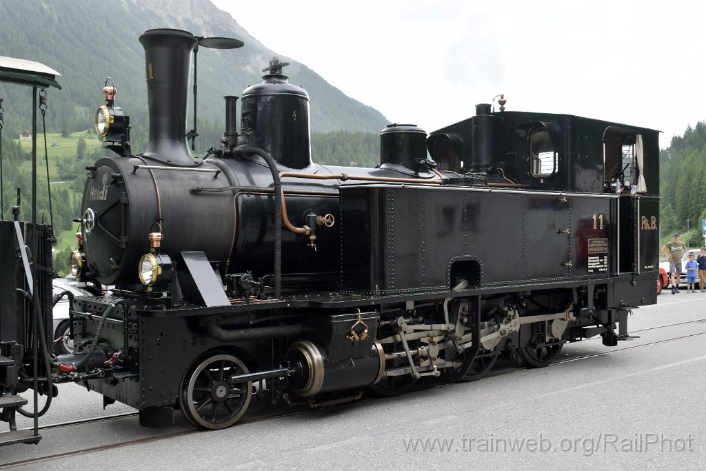 9825-0024-140625.jpg - RhB G 3/4 11 "Heidi" / Bergün (Bahnmuseum Albula) 14.6.2025