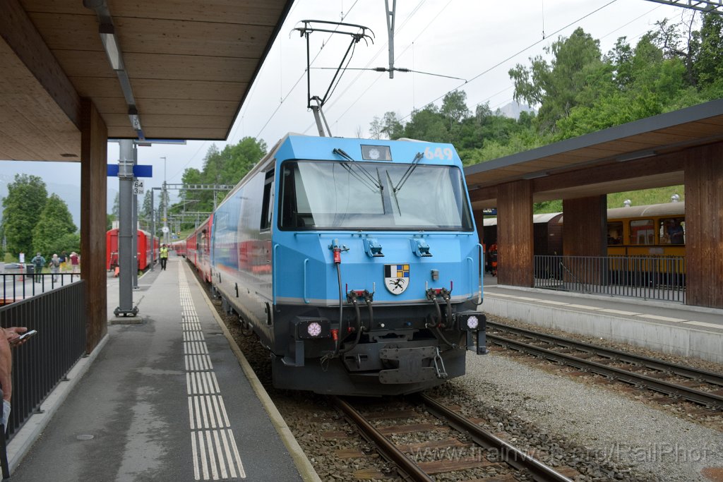 9826-0002-140625.jpg - RhB Ge 4/4''' 649 "Lavin" / Filisur 14.6.2025