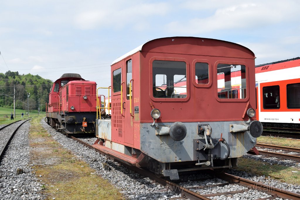 9673-0002-270425.jpg - TEE-Classics Tm BTA 8 + SBB-CFF Bm 6/6 18508 / Etzwilen (Güterbahnhof) 27.4.2025