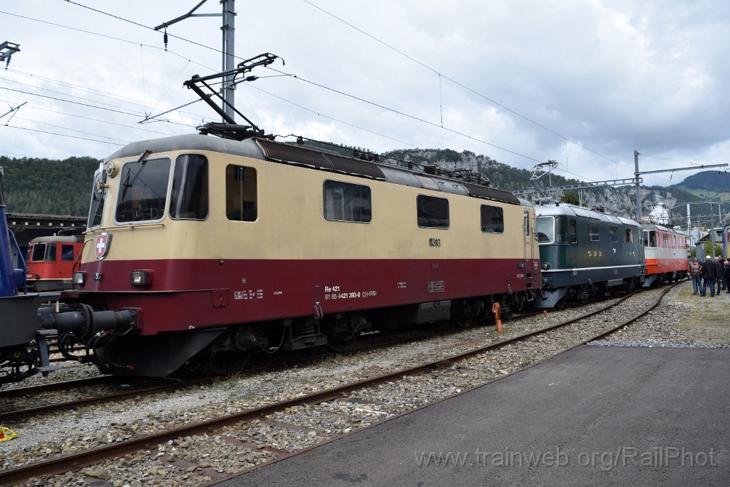 9357-0048-140924.jpg - IRSI Re 421.393-0 + SBB-CFF Re 4/4" 11173 + Re 4/4" 11141 / Balsthal (Dépot) 14.9.2024