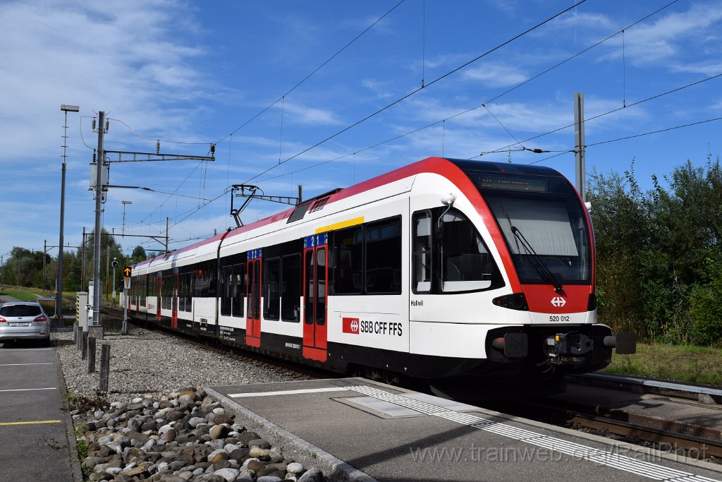 9343-0019-070924.jpg - SBB-CFF RABe 520.012-1 "Hallwil" / Eschenbach 7.9.2024