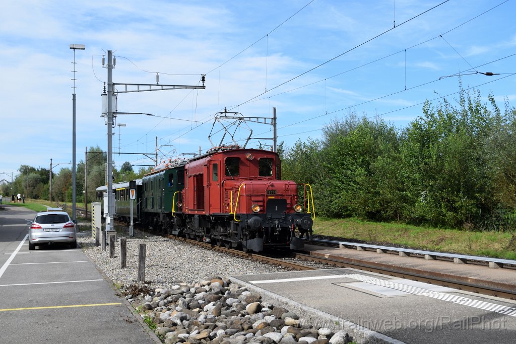 9343-0038-070924.jpg - HSTB De 6/6 15301 + SBB-CFF Ae 3/5 10217 / Eschenbach 7.9.2024