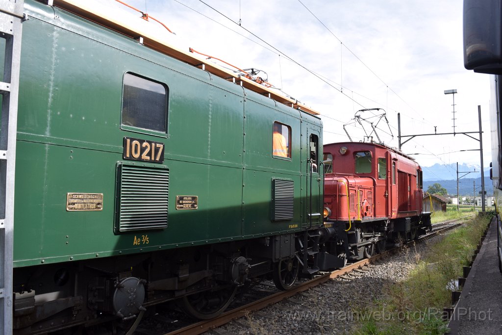 9344-0008-070924.jpg - HSTB De 6/6 15301 + SBB-CFF Ae 3/5 10217 / Eschenbach 7.9.2024