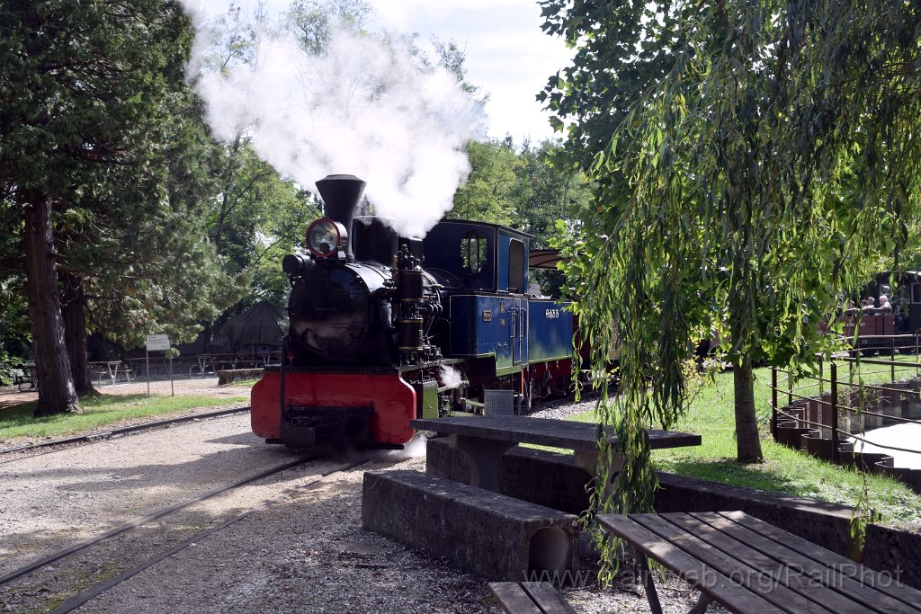 10006-0043-070925.jpg - SchBB G 3/3 13585 "Sequoia" / Schinznach (Baumschulsee) 7.9.2025