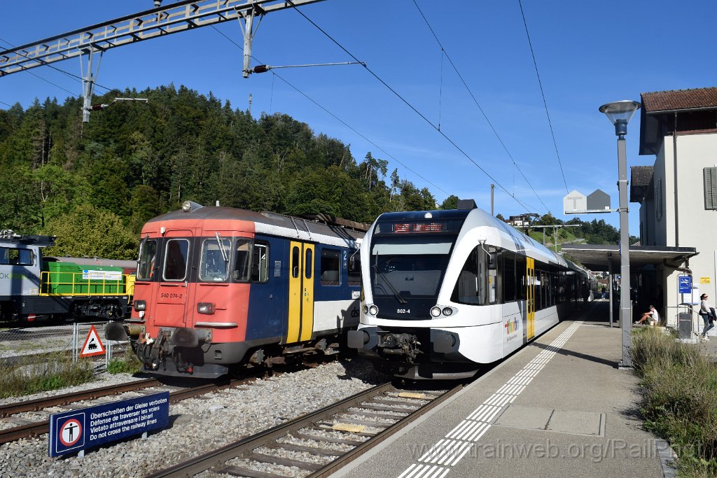 10001-0018-060925.jpg - Thurbo RABe 526.802-4 + DSF RBe 540.074-2 / Bauma 6.9.2025