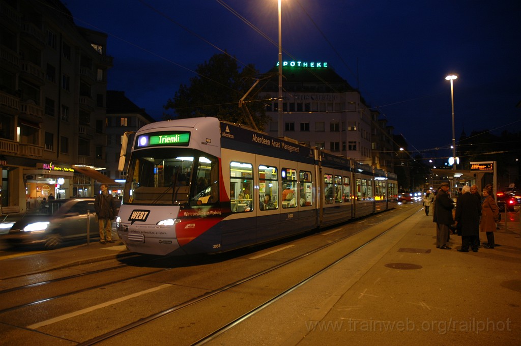 2249-0016-031111.jpg - VBZ Be 5/6 3053 «Tram Zürich West» / Goldbrunnenplatz 3.11.2011