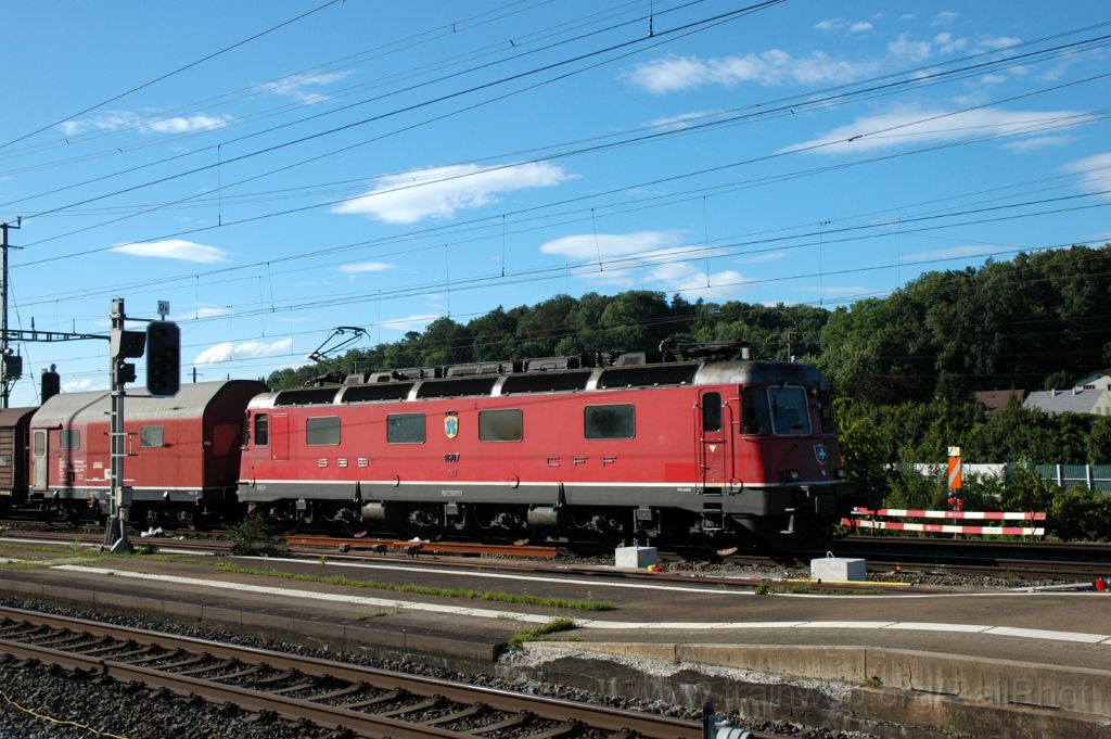 3231-0019-080814.jpg - SBB-CFF Re 6/6 11607 "Wattwil" / Killwangen-Spreitenbach 8.8.2014