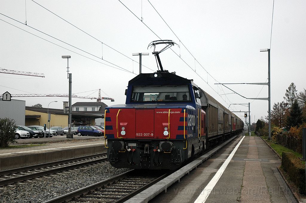 3391-0005-141114.jpg - SBB-CFF Eem 923.007-9 "Schoren" / Reiden 14.11.2014